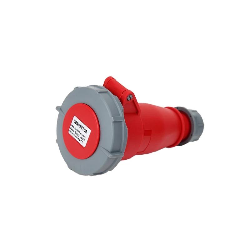 Промышленный разъем Мужской Женский разъем 3P/4P/5Pin Электрический разъем 16A 32A IP67 Водонепроницаемая настенная розетка 220V 380V
