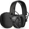 AWESAFE Electronic Shooting Noise Reduction and with Hard Travel Storage Carrying Bag Earmuffs, Amplification, (Small Box, Black)