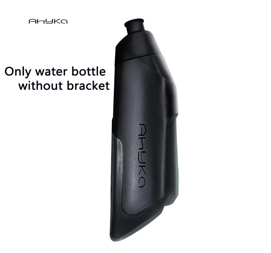 AhyKa Aerodynamic Bike Water Bottle Set 600ml Lightweight Road Bike Cycling Water Bottle Squeeze to Drink Design