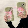 Apple 15 Чехол для мобильного телефона Promax Plush 12 Мультяшная кукла Fried Fur 14 Кронштейн 13 Защита от падений 11 Милый.