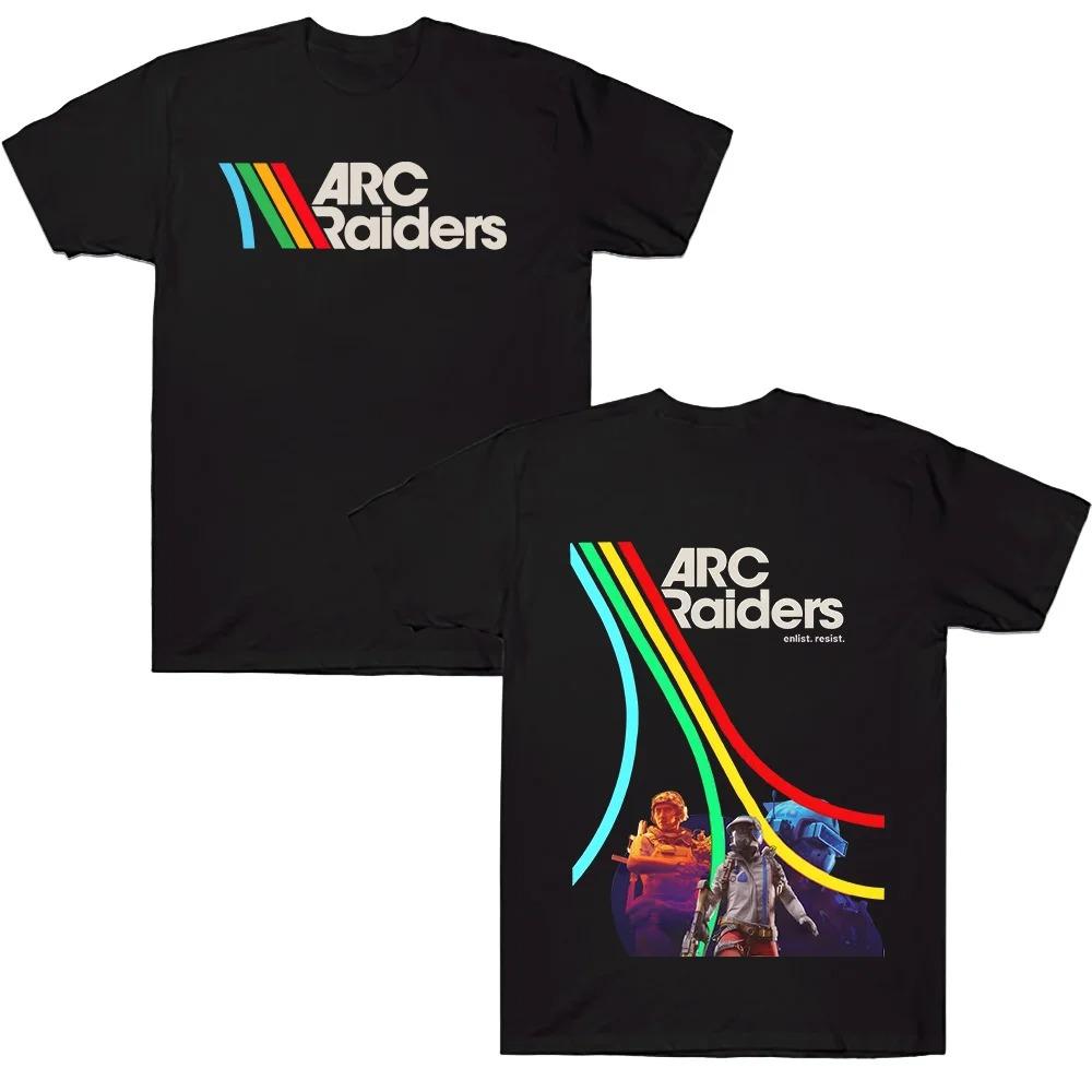 Графическая футболка ARC Raiders Унисекс Тематика видеоигр Высококачественная 100% хлопок Круглый вырез Короткий рукав Свободный крой Повседневные футболки