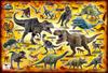 Epoch 100 Large Piece Jigsaw Puzzle Jurassic World - Dinosaur Picture Book (26x38cm) with Glue, Spatula, Score Ticket