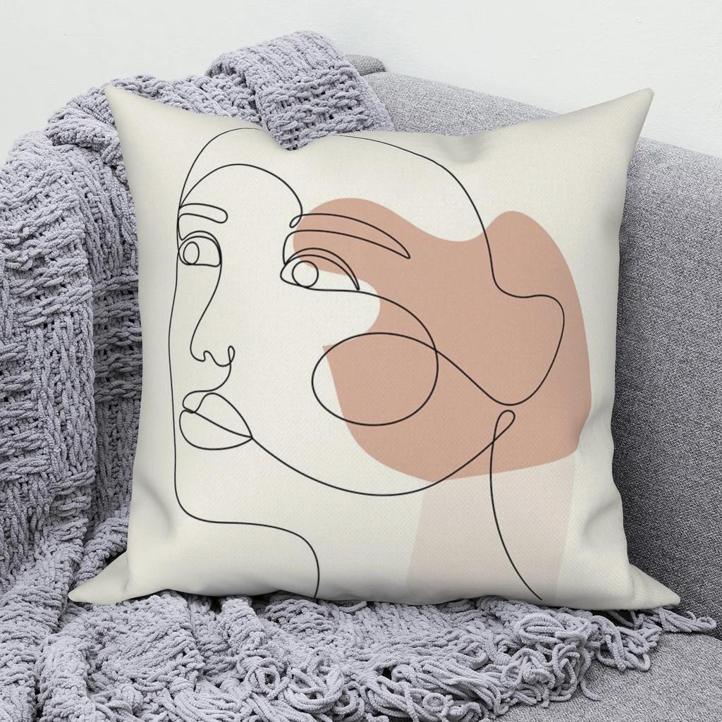 Линия Абстрактная Наволочка Чехол для Подушки Дивана Современный Простой Скандинавский Декоративный Домашний Накидной