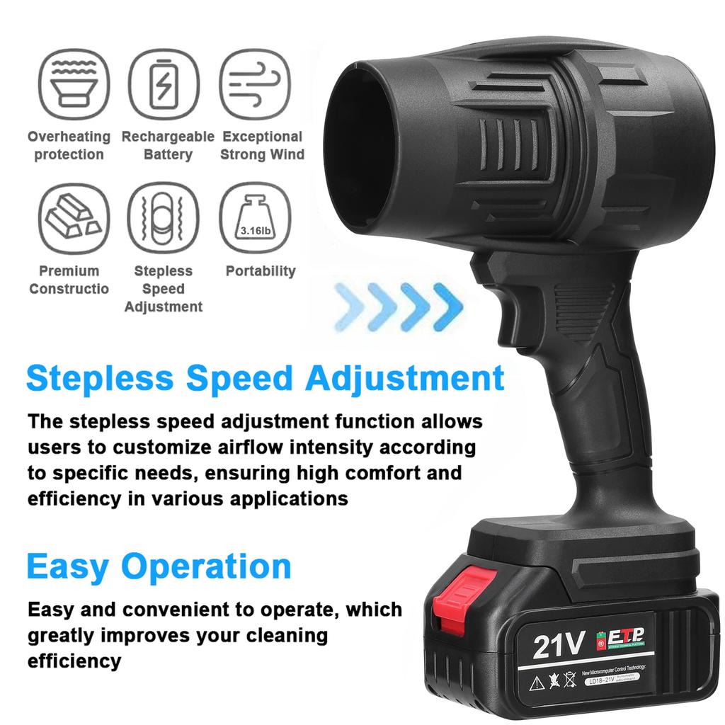 Ручной реактивный вентилятор, 500 г, мощный вентилятор с щеточным двигателем, канальный турбовентилятор, мощный канальный вентилятор