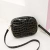 New High-end Small Bag, Crocodile Pattern Square Bag, Fashionable and Versatile Women's Shoulder Messenger Bag.