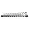 Tone HSB312 Socket Set with Drive 12-Piece (Hexagonal Holder), 9.5mm (3/8")