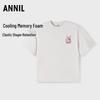 Annil Girls' Round Neck Short Sleeve T-Shirt