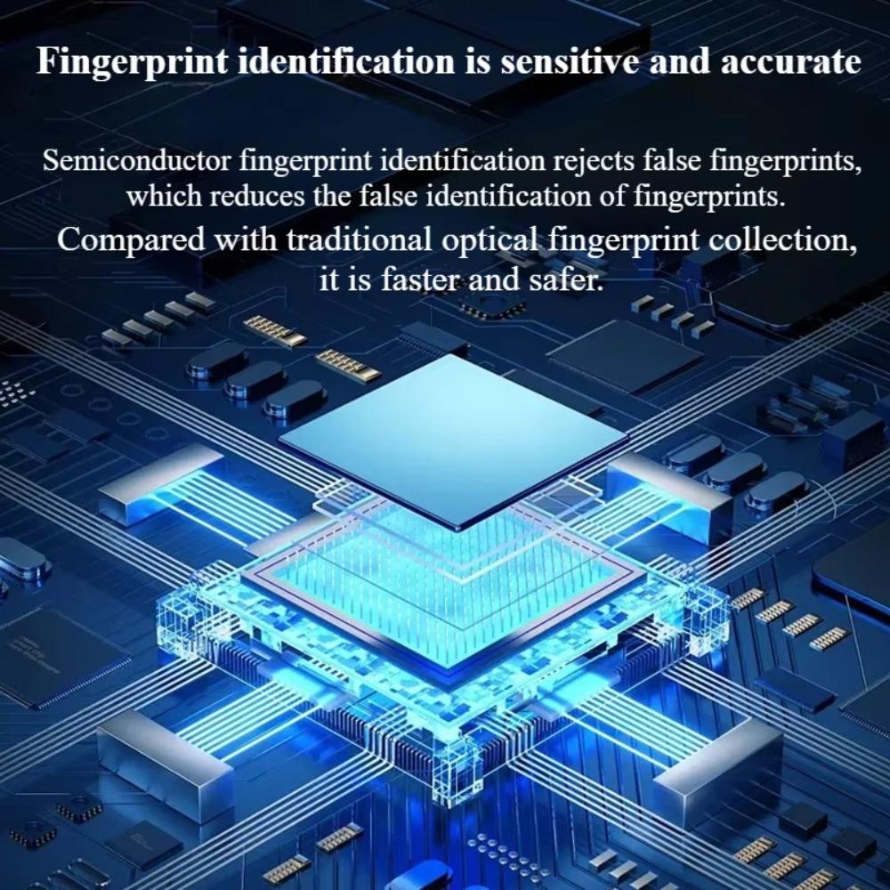 Keyless Fingerprint Lock ABS Door Lock New Smart Padlock