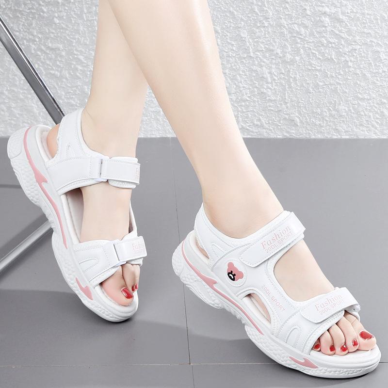 Women's Hiking Walking Open Toe Sandals Outdoor Water Sandles Athletic Adjustable Strap Sandals Comfortable Arch Support Platform Slides for Women