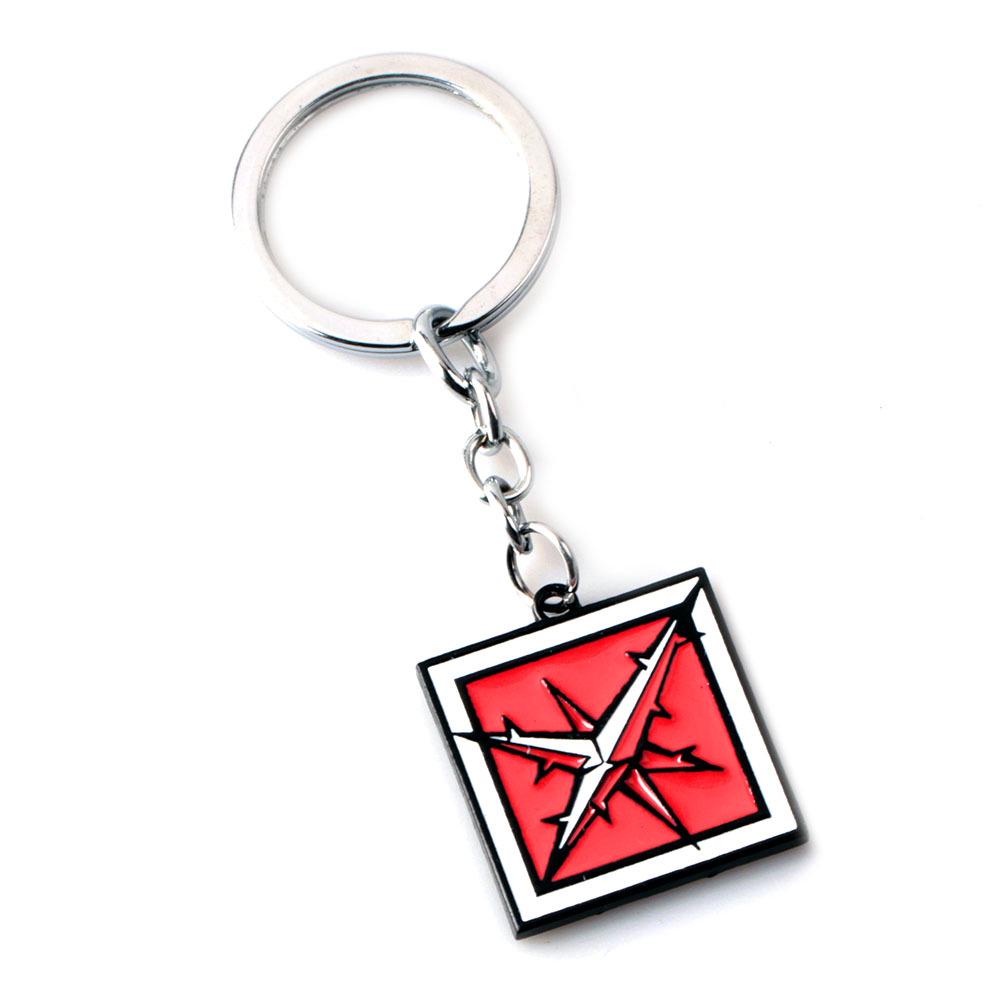 Alloy Keychain Pendant: R6 Anime Game Accessory
