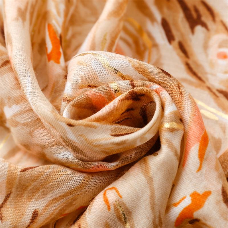 180*88cm Lightweight Scarves for Women Starry Sky Pattern Scarf Shawls Sunscreen Head Shawls Cotton Feeling Scarves and Wraps for Summer Shawl