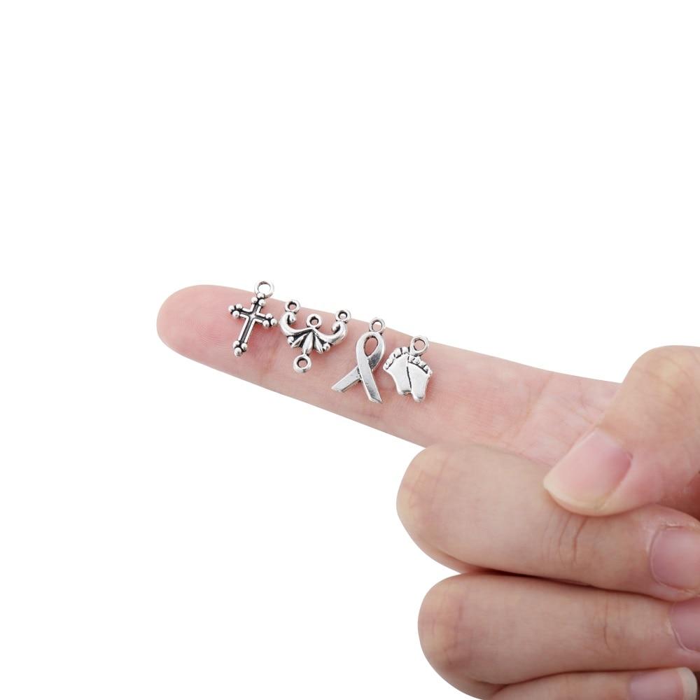 30-100 шт., цветок в виде листьев, 10 стилей, 3D подвески, сердце, животное, сделай сам, браслет, подвеска, ожерелье для изготовления ювелирных изделий, аксессуары, аксессуары