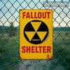 Металлический Постер Настенное Искусство, Знак Убежища Fallout Винтажный Символ, Жестяной Знак для Гаража 50x30 см