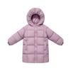 Детская куртка с капюшоном из хлопка и пуха, 2-9 лет