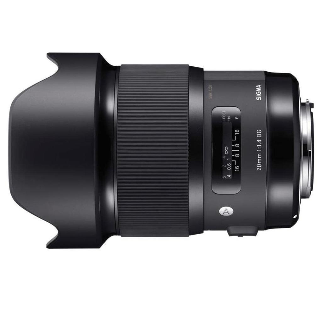 Sigma Однофокусный широкоугольный объектив Art 20 мм DG HSM для Nikon Full Size Совместимый F1.4