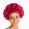 Шапочка для душа с широкими полями из эластичного атласа для ухода за волосами — для сна, посещения салона и душа для женщин