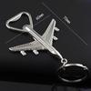 Metal Model Aircraft Airplane Pendant Car Key Ring Holder Keychain Bottle Opener