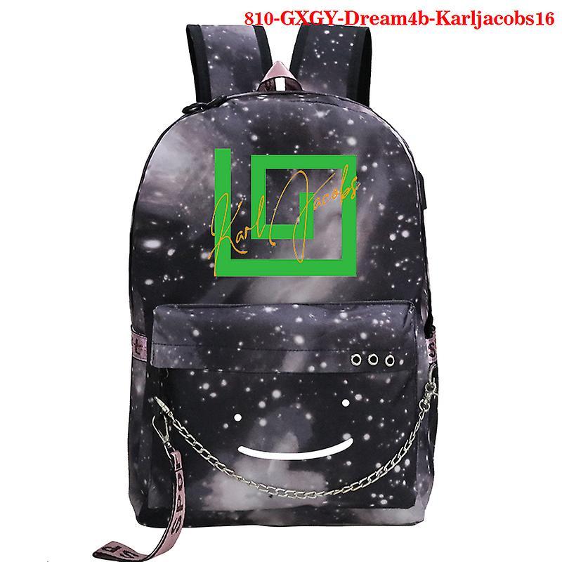 2023 Hot Sale Dream Merch Print Mochila Backpack Boys Girls Schoolbag Travel Bag Laptop Usb Charge Bagpack Daily Bag Mochila Men