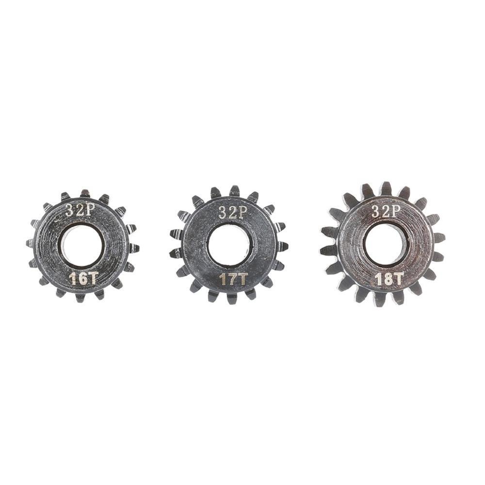 Hobby 5mm 32dp 13t Surpass 14t 15t 16t 17t 18t 19t 20t 21t Metal Pinion Motor Gear For 110 18 Rc