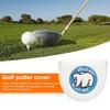 Golf Putter Cover Magnetic Mallet Putter Cover Golf Club Putter Sleeve Cute Polar Bear Design Blade Putter Headcover for Golfer