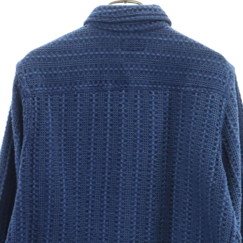 chiang mai DELUXE Long sleeve Indigo processing shirt 2 Indigo Men's Used