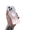 Чехол KT Cat для iPhone (iPhone 15/14/13/12/11 Pro) - Милый, Ударопрочный, Хит продаж.