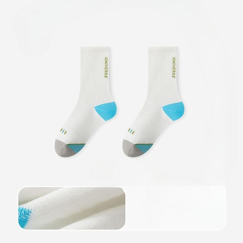 Женские профессиональные уличные альпинистские беговые бадминтонные спортивные противоударные нескользящие потные дышащие носки-гольфы1
