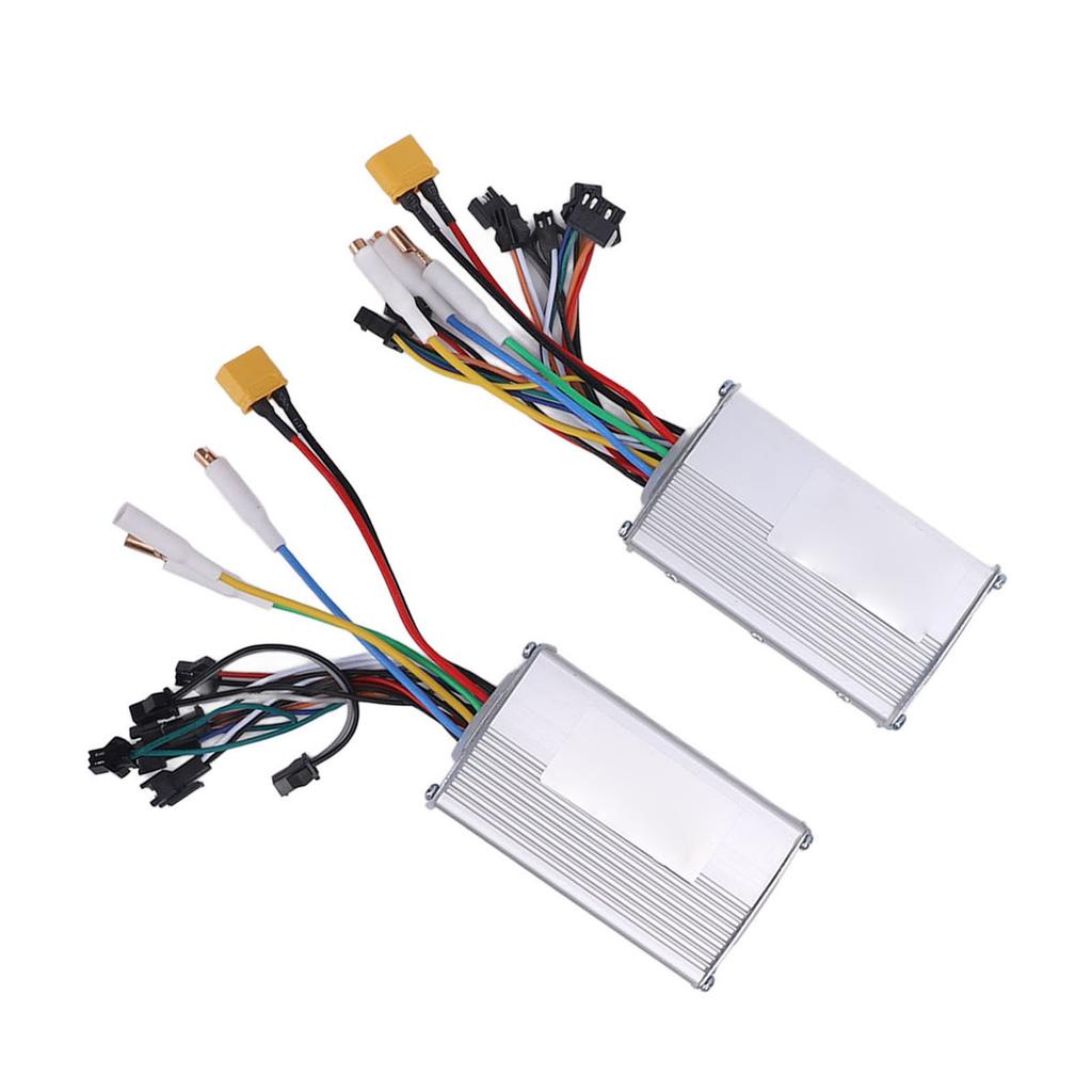 52V 25A 1200W Комплект контроллера бесщеточного двигателя для электровелосипеда Двойной привод Алюминиевый сплав Точное управление Повышенная безопасность