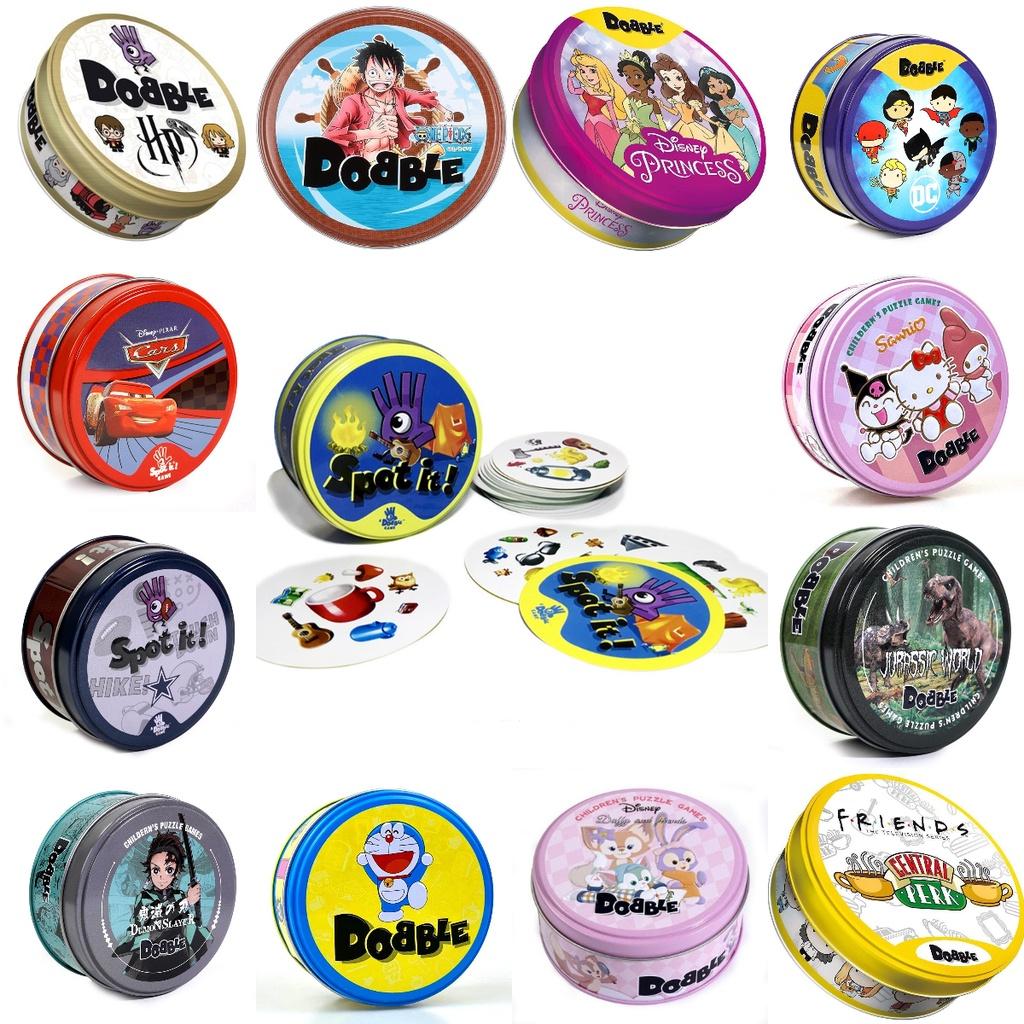 Игра Spot It Веселая и интерактивная карточная игра для многопользовательских собраний Картонные карты Dobble