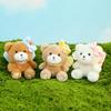 Bow Adorable Cute Knot Teddy Bear Plush Keychain Soft Short Pendant Plush