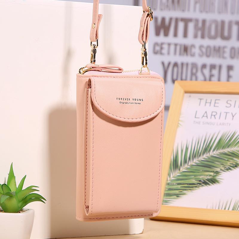 Новая модная женская маленькая сумочка для телефона, кожаная сумка через плечо, мини-сумочка, кошелек