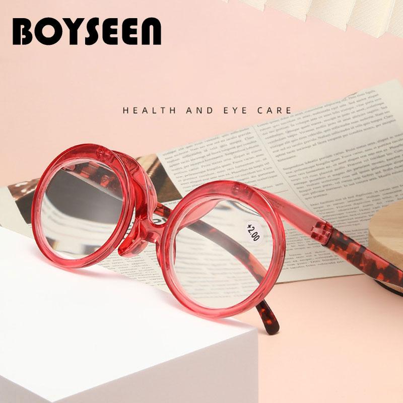 BOYSEEN Откидные очки для чтения Мужские очки для дальнозоркости Женские очки для макияжа Дальнозоркость