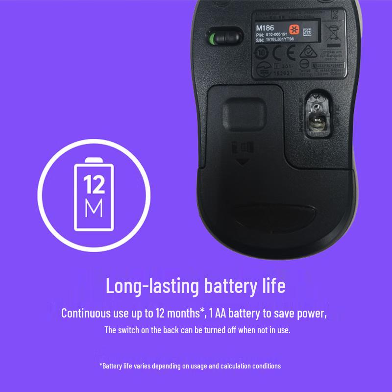 Беспроводная офисная мышь Logitech M186