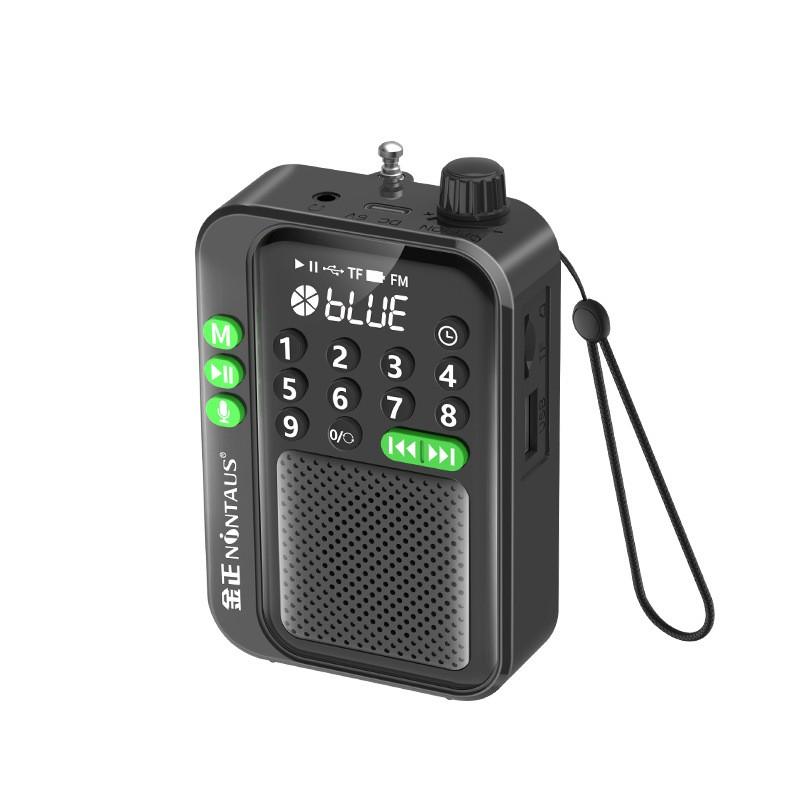5 Вт Портативное FM-радио Беспроводной Bluetooth-динамик TF-карта USB-накопитель Музыка MP3-плеер