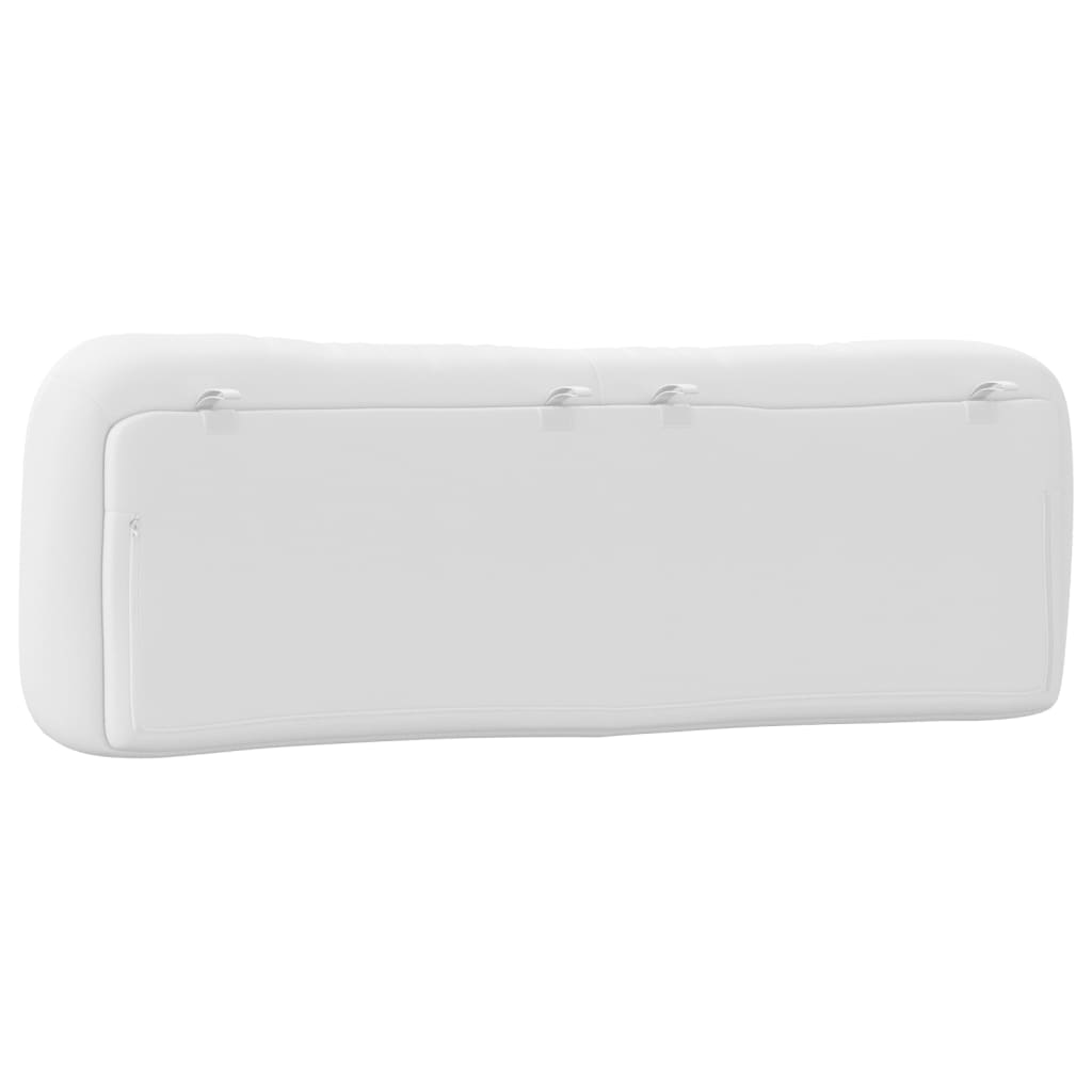 Headboard Cushion Hvar White 152 cm Faux Leather