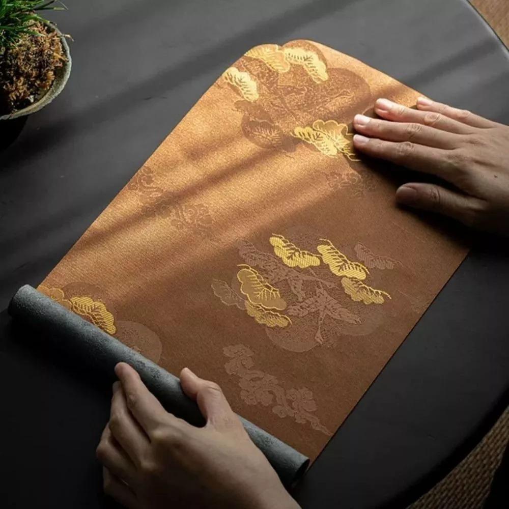 New Thick Tea Mat Embroidered Patterns Chinese Style Tableware Mat Creative Useful Table Mat