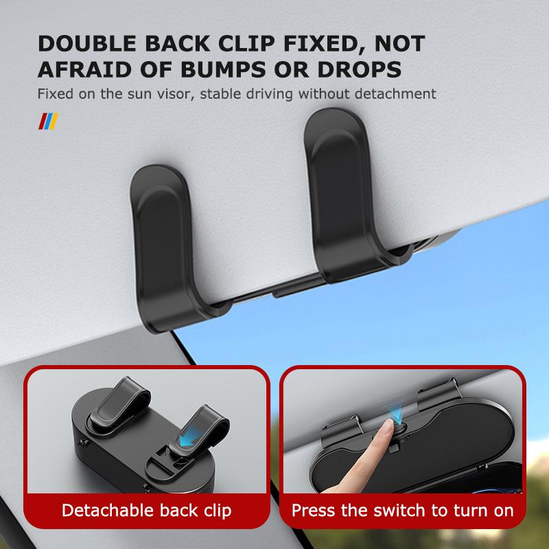 Car Sun Visor Glasses Case Organizer Sunglasses Box Visor Sunshade For BMW Performance M E87 E30 E46 E28 F35 G20 E93 F20 X3 X DR3