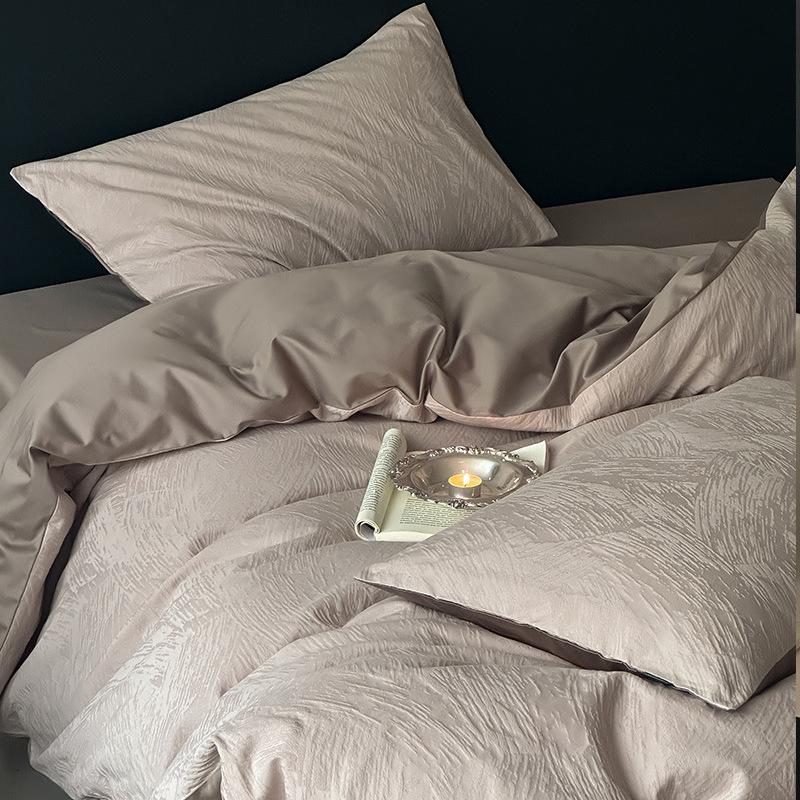 Комплект из четырех предметов из 100% высококачественного чистого хлопка, хлопковый жаккардовый комплект одеяла класса А для матери и ребенка, комплект постельного белья класса люкс