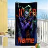 Warnermedia Personalized Text Beach Towel Super Soft Microfiber Quickdry Fabric Suitable for Swimming Gym Camping Yoga Vacation