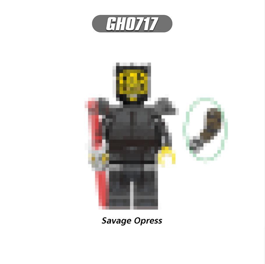 Space Series Kids Building Blocks Figures Bagged Set GH0716-0723 Educational Creative Gift