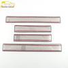 Lantu 21 Door Sill Decoration Sticker & Stainless Steel Welcome Pedal Anti-Scratch Scuff Strip