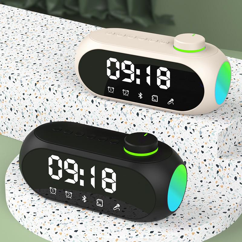 S18 Bluetooth Мини-динамик с ночником, сабвуфером, будильником и настольной функциональностью