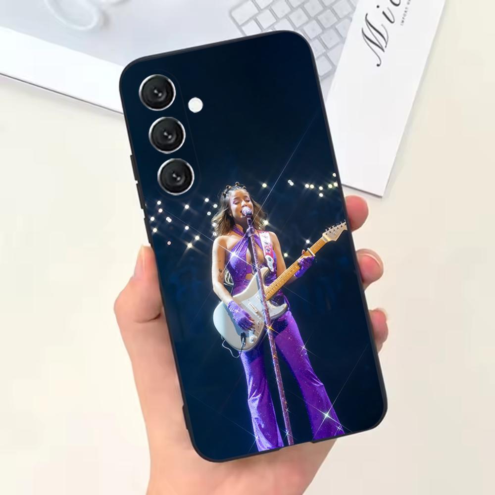 Singer E-Emilia M-Mernes Phone Case For Samsung Galaxy A13,A21s,A22,A31,A32,A52,A53,A71,A80,Soft Black Shell
