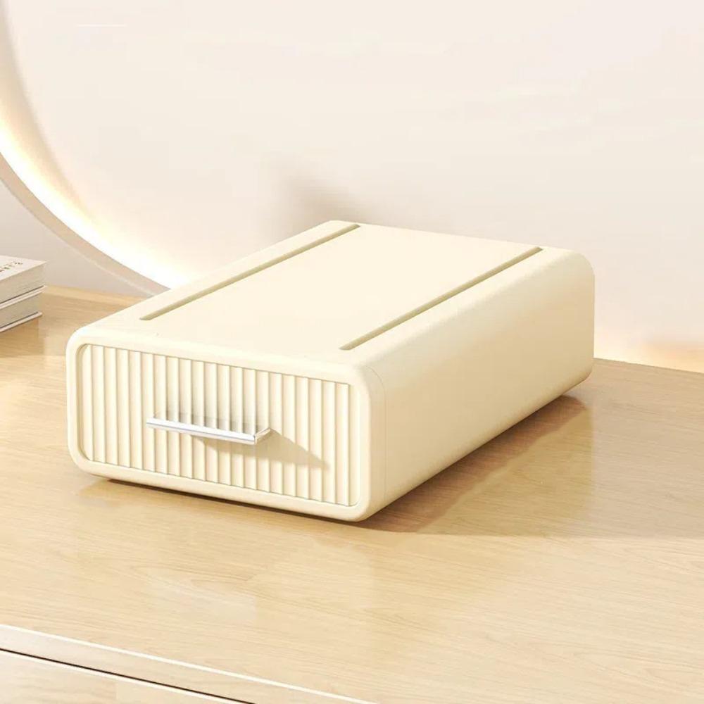 Однослойный настольный ящик для хранения, пластиковый офисный шкаф для хранения, канцелярский стол, органайзер для кухни