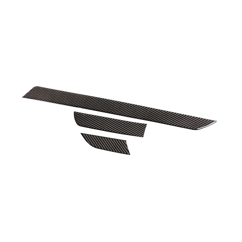 Carbon Fiber Center Console Strip Sticker For 2014-2018 Toyota Tun-dra