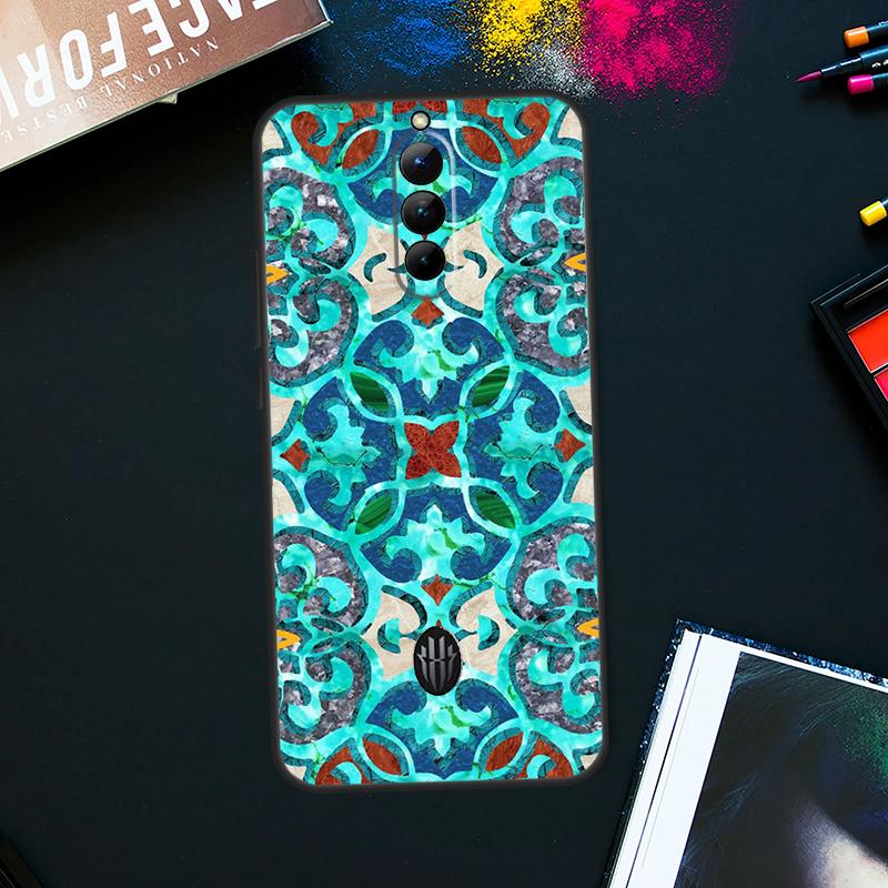 Чехол в марокканском стиле для ZTE Nubia Red Magic 8 8S Pro Plus RedMagic 9 Pro Plus 6 7 6S 7S Pro 5S 6R 5G