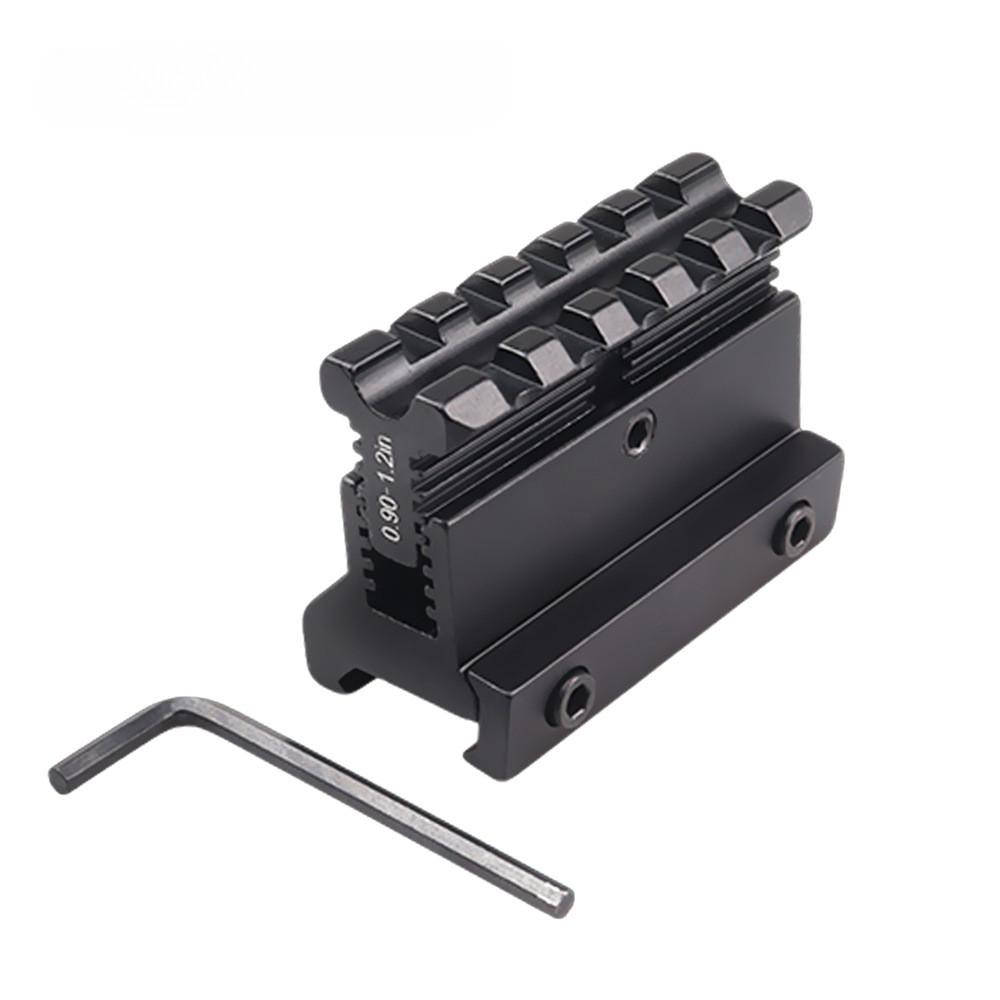 60 мм Регулируемый Металлический 5-слотовый Кронштейн для Увеличения Высоты, База планки Пикатинни/Вивера 21 мм