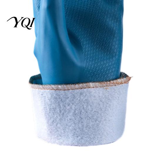 Durable Rubber Gloves for Cleaning PVC Gloves, Thickened with Warm Fleece Lining Dishwashing Anti Slip Kitchen Waterproof Anti-Slip Housework