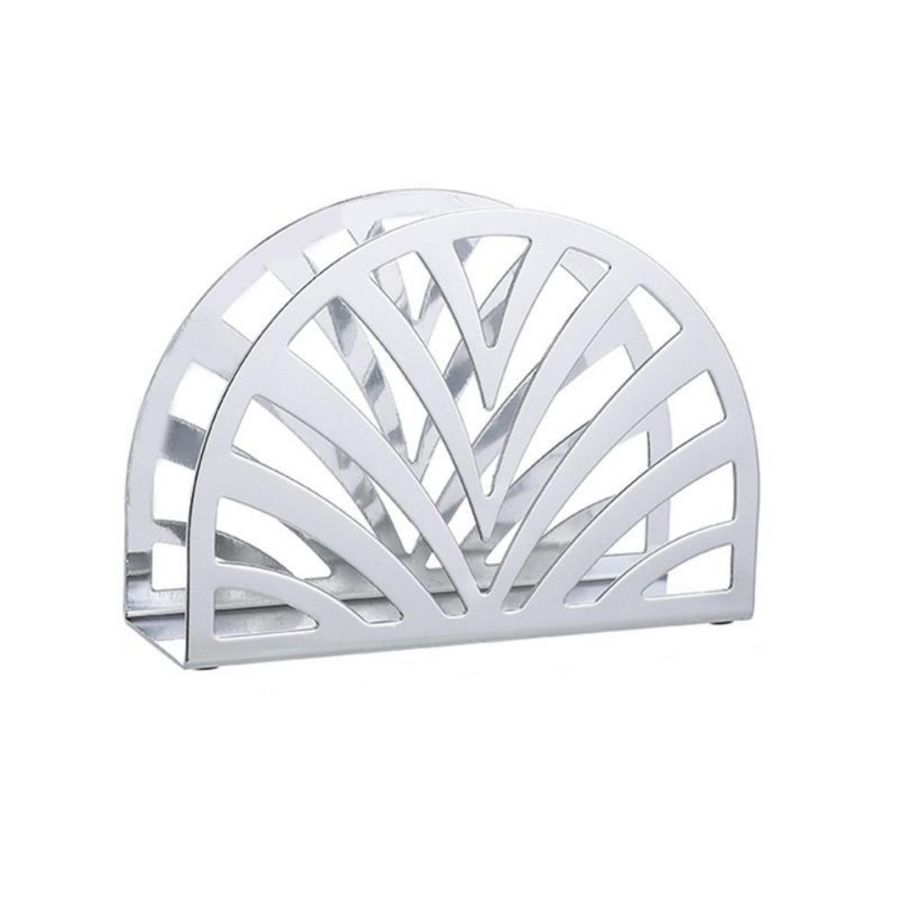 Hollow Nordic Paper Storage Shelf Rust-resistant Vertical Napkin Rack Paper Napkin Dispenser Home