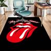 Полиэстеровый ковер Rolling Stones, мягкий коврик для помещений под офисное кресло, гостиную, компьютерный стол - Декоративный дизайн ковра для домашнего офиса